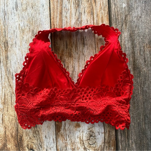 Red halter bralette - Picture 2 of 2